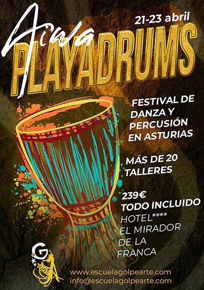 playadrums festival danza y percusión