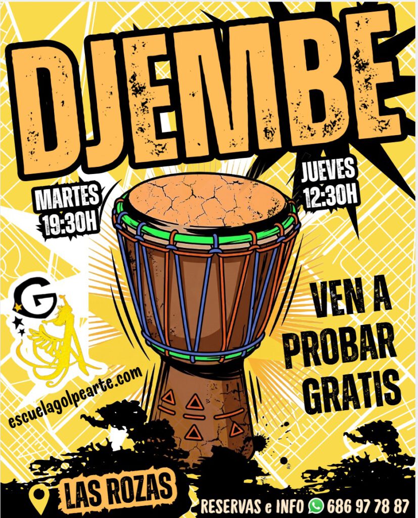 clases de percusión africana en Madrid